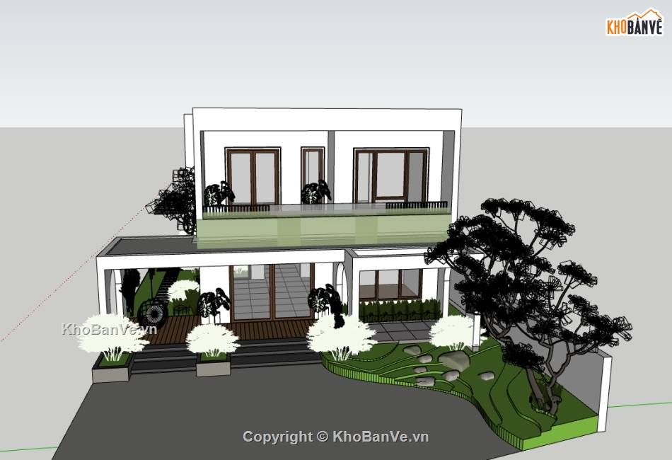 File su nhà phố 2 tầng,model su nhà phố 2 tầng,file sketchup nhà phố 2 tầng,model sketchup nhà phố 2 tầng