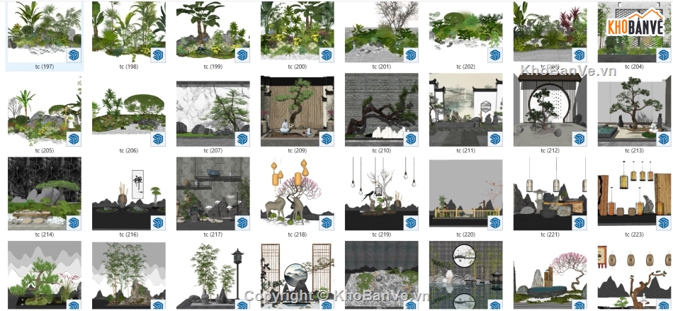 sketchup sân vườn,sân vườn nhật,model sketchup tiểu cảnh sân vườn,tiểu cảnh nhật,cảnh quan sân vườn,Model sân vườn