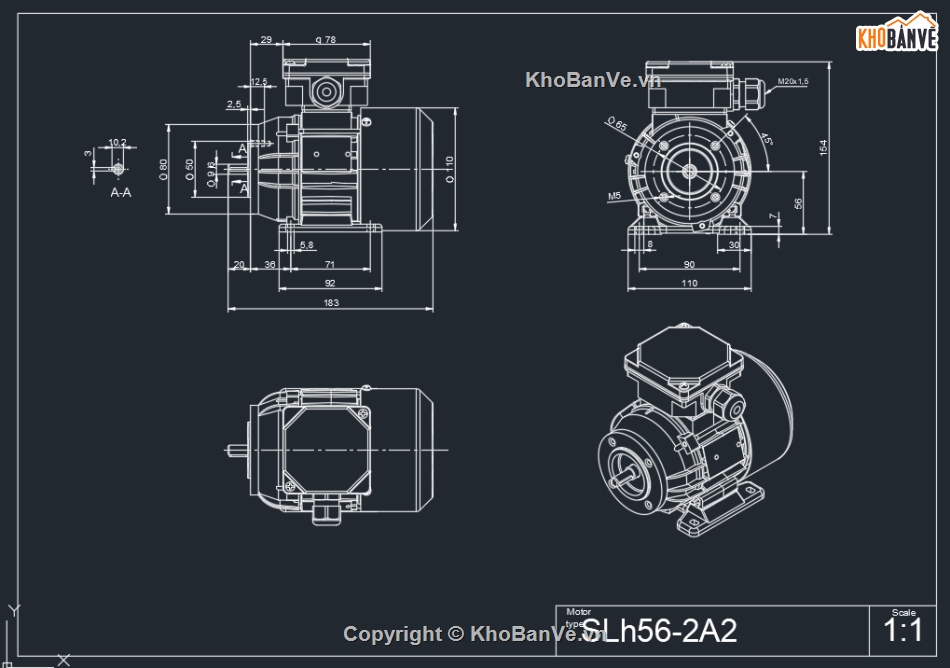 Motor,Thư viện motor,Motor điện,Motor AC,Bản vẽ Cad Motor,Thư viện Cad