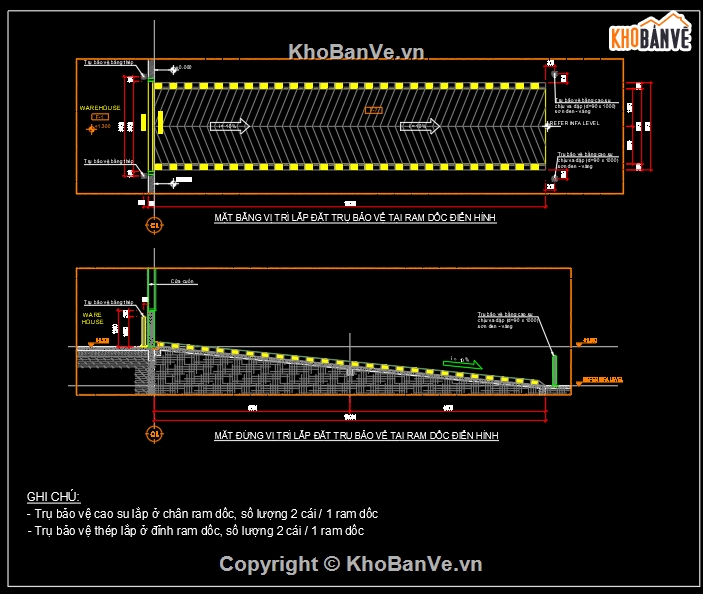 biển hiệu,trụ chống va đập,bản vẽ chi tiết,autocad