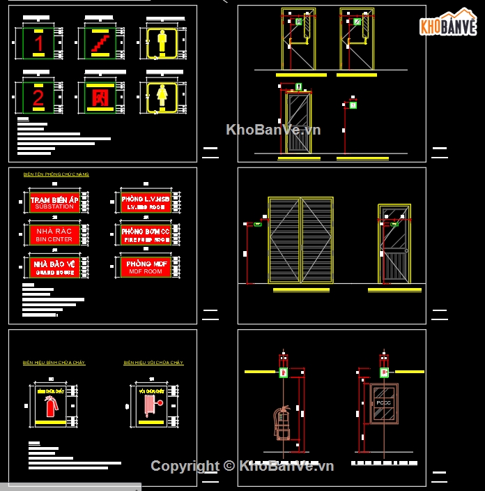 biển hiệu,trụ chống va đập,bản vẽ chi tiết,autocad