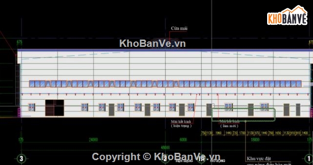 nhà xưởng,bản vẽ nhà xưởng,file cad nhà xưởng