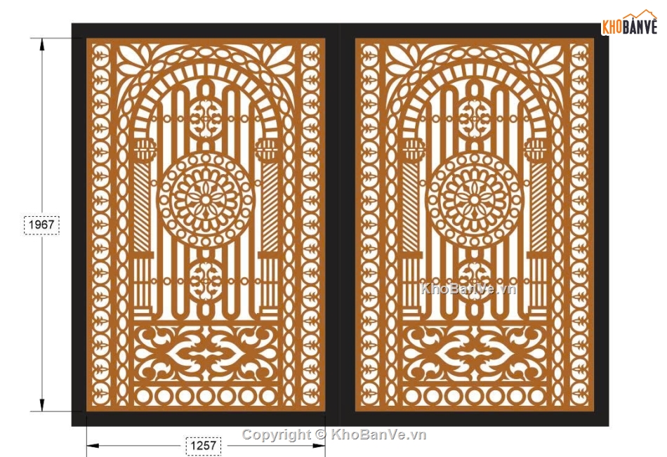 file cnc cổng 2 cánh,mẫu cổng 2 cánh,file cổng 2 cánh