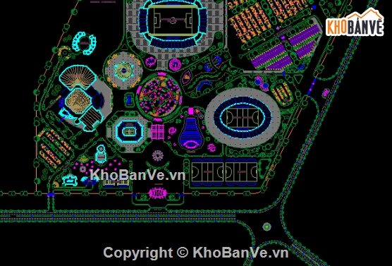 cad sân vận động,sân vận động,sân thể thao,thể thao,Autocad sân vận động