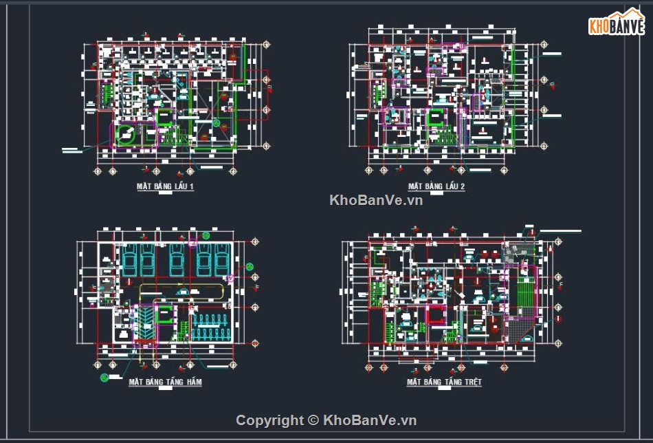 khách sạn 9 tầng,bản vẽ khách sạn 9 tầng,cad khách sạn 9 tầng