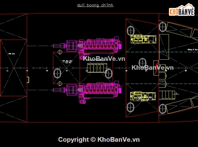 bản vẽ tầu kéo,tầu kéo 2x1250,cad tầu,cad tầu kéo