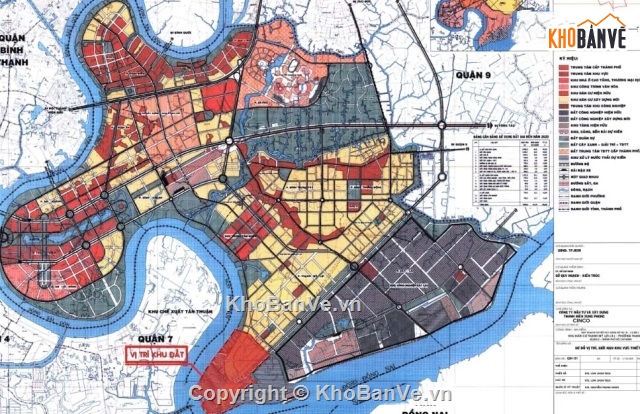 Bản đồ quy hoạch quận 2,bản đồ hiện trạng Quận 2,Quy hoach hạ tầng đô thị Quận 2,quy hoạch TP HCM