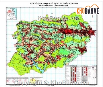 Bản đồ quy Quy hoạch,Bản đồ quy hoạch Trà Bồng,đến năm 2030