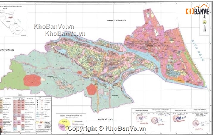 Bản đồ quy Quy hoạch,quy hoạch TX Ba Đồn,TX Ba Đồn Quảng Bình đến năm 2030