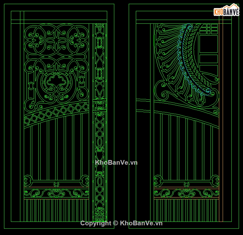 file cad cnc cổng 4 cánh,cad cổng 4 cánh cnc,mãu cổng 4 cánh cnc,cổng 4 cánh cnc