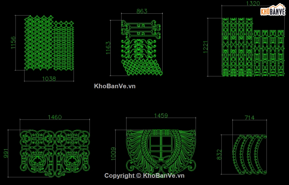 file cad cnc cổng 4 cánh,cad cổng 4 cánh cnc,mãu cổng 4 cánh cnc,cổng 4 cánh cnc