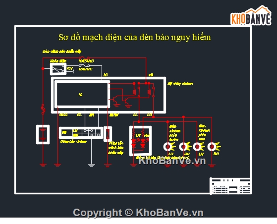 Hệ thống chiếu sáng,Hệ thống chiếu sáng trên ô tô,thiết kế hệ thống chiếu sáng ô tô,bản vẽ hệ thống chiếu sáng