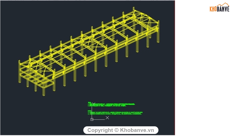 kết cấu chi tiết,nhà kho 15x66m,xưởng bằng kết cấu thép,kết cấu nhà kho KT 15x66m