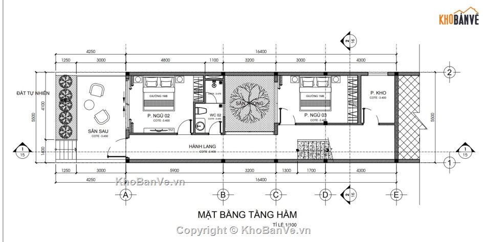 nhà phố 1 tầng,file cad nhà phố 1 tầng,bản vẽ nhà phố 1 tầng