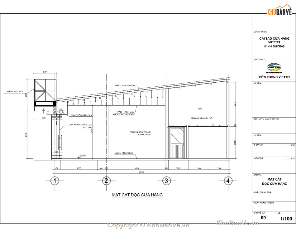 thiết kế kỹ thuật,Viettel,quảng cáo,Viettel shop,Bảng hiệu autocad,Bản vẽ