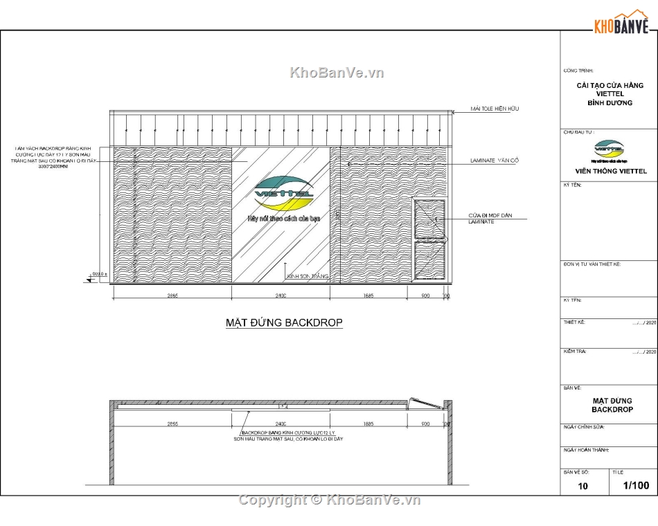 thiết kế kỹ thuật,Viettel,quảng cáo,Viettel shop,Bảng hiệu autocad,Bản vẽ
