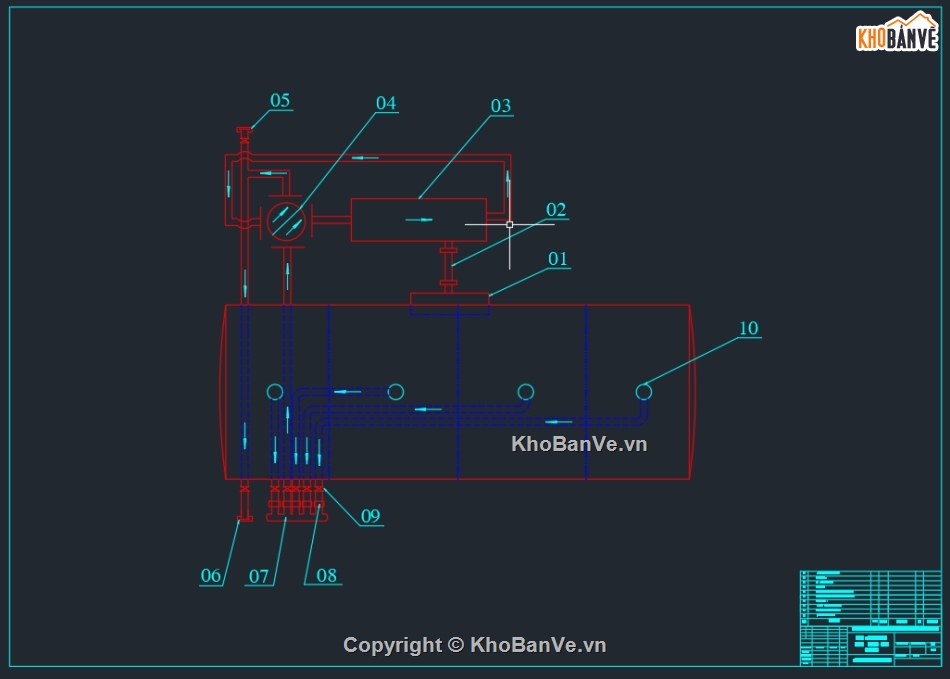 Bản vẽ Autocad,Bản vẽ kết cấu xe bồn,Xe xitec,Hino500 FM8JM