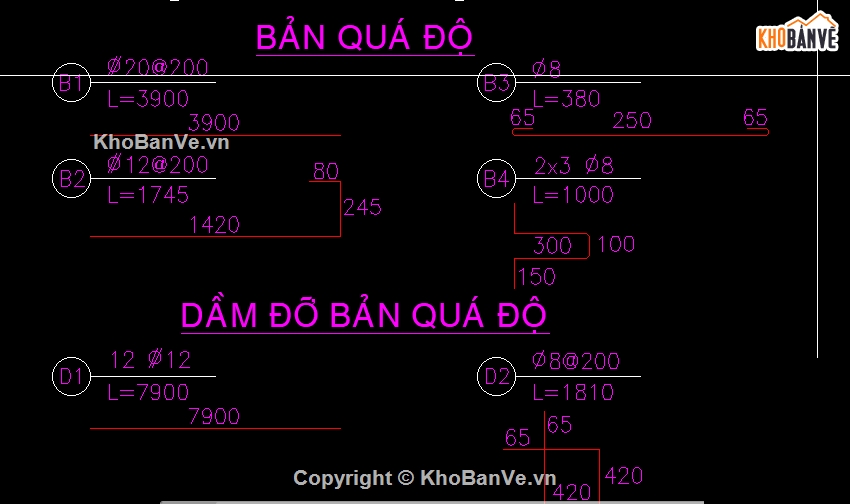 bản lắp ghép,bản quá độ,quá độ