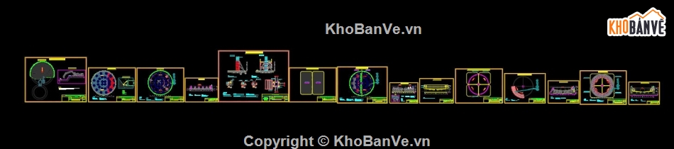 Bản vẽ biện pháp sino,Bản vẽ biện pháp thi công bể tròn,Bản vẽ biện pháp thi công bể lắng hình tròn (sino)