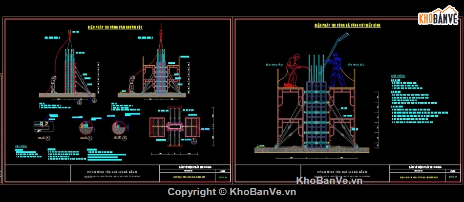 Bản vẽ biện pháp thi công nhà văn phòng,BPTC nhà văn phòng 15 tầng,Biện pháp thi công tòa nhà văn phòng,Bản vẽ biện pháp thi công,Biện pháp thi công đầy đủ