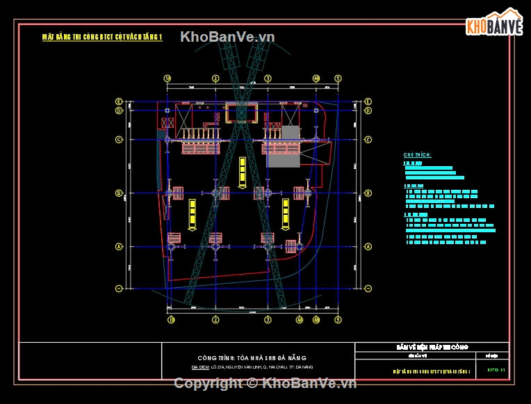 Bản vẽ biện pháp thi công nhà văn phòng,BPTC nhà văn phòng 15 tầng,Biện pháp thi công tòa nhà văn phòng,Bản vẽ biện pháp thi công,Biện pháp thi công đầy đủ