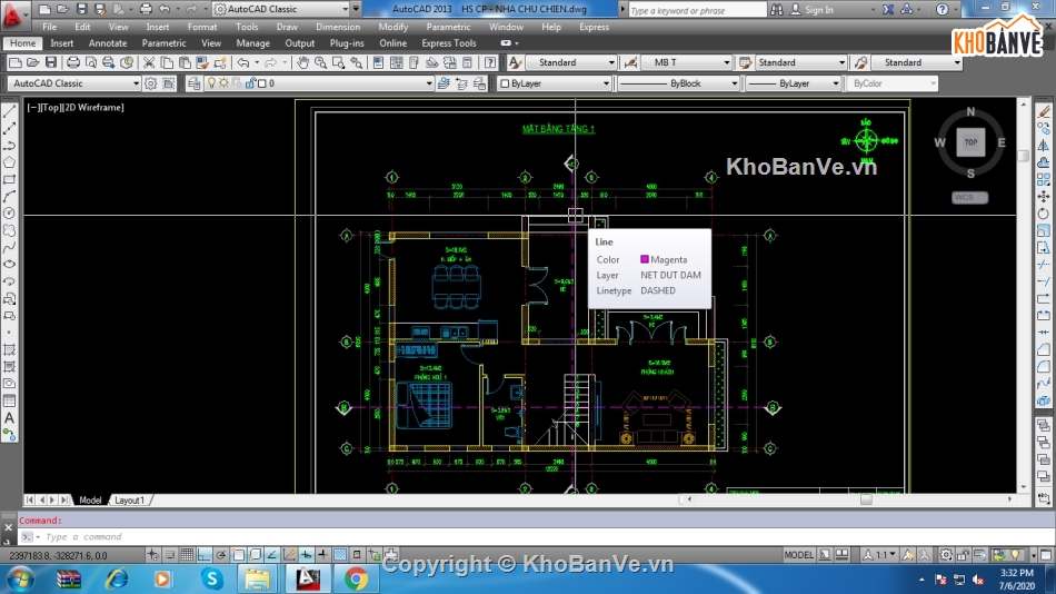 biệt thự 2 tầng file cad,File cad biệt thự 2 tầng,biệt thự 2 tầng,Bản vẽ biệt thự 2 tầng