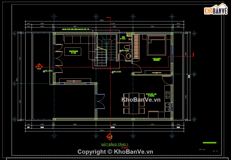 kiến trúc biệt thự,bản vẽ biệt thự 2 tầng,kết cấu biệt thự