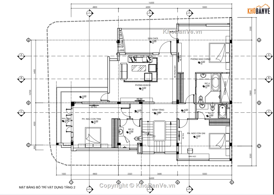 Bản vẽ Biệt thự 3 tầng,Biệt thự 3 tầng,kiến trúc 3 tầng,cad biệt thự 3 tầng