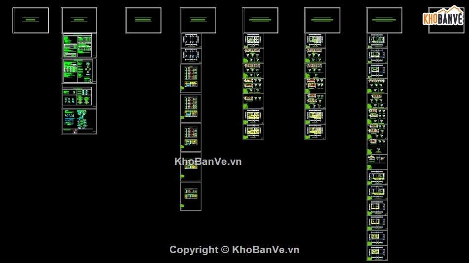 kiến trúc biệt thự,nhà 3 tầng,bản vẽ cad biệt thự 3 tầng