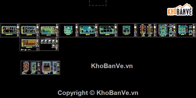 biệt thự 1 tầng,biệt thự cấp 4 8x18m,bản vẽ biệt thự 1 tầng,cad biệt thự cấp 4