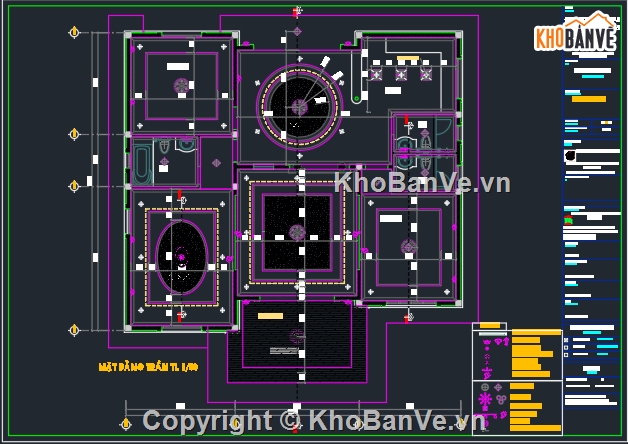 Bản vẽ biệt thự 1 tầng mái thái,biệt thự mái thái,biệt thự 1 tầng