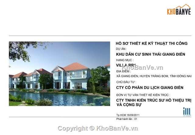 bản vẽ biệt thự villa,villa 13x15m,thiết kế biệt thự villa,mẫu biệt thự villa