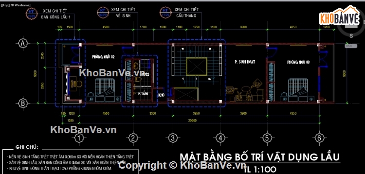 Bản vẽ nhà phố,nhà phố 5x20m,full nhà phố 5x20m,nhà phố 2 tầng