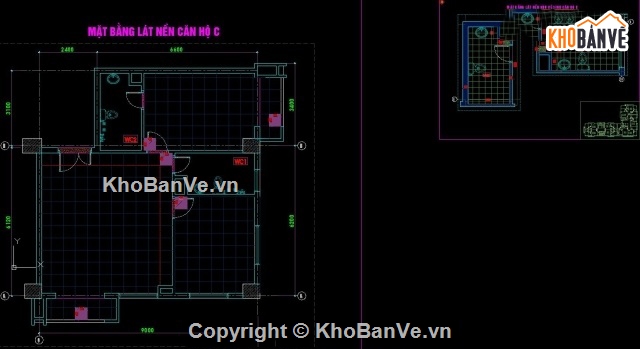 biện pháp ốp lát chung cư,bản vẽ biện pháp ốp lát,ốp lát căn hộ chung cư