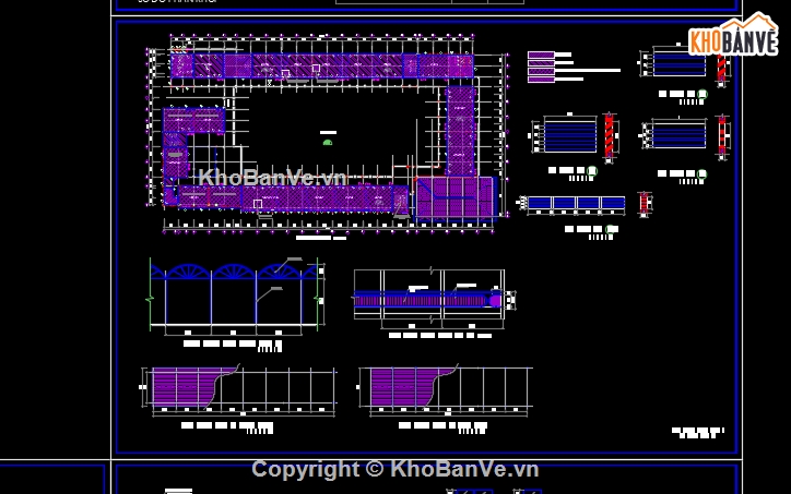 cad trường học,Bản vẽ trường học,vẽ trường học,kiến trúc trường học