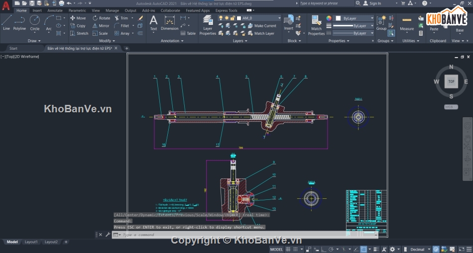 hệ thống lái trợ lực điện tử,Bản vẽ hệ thống lái,hệ thống lái eps