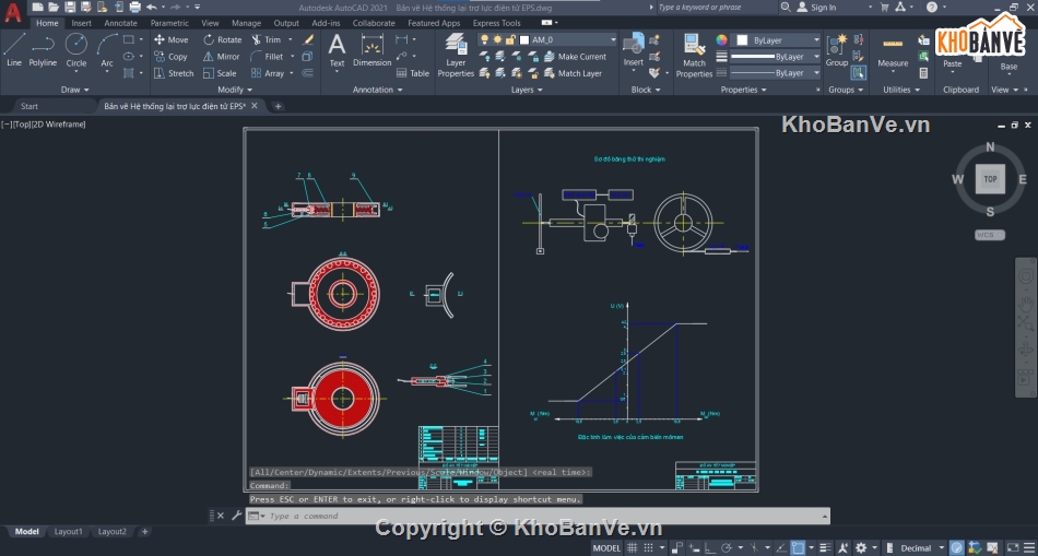 hệ thống lái trợ lực điện tử,Bản vẽ hệ thống lái,hệ thống lái eps