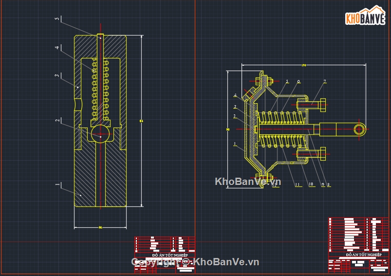 Bản vẽ hệ thống phanh,hệ thống phanh xe xe ZIL- 130,File cad  hệ thống phanh xe