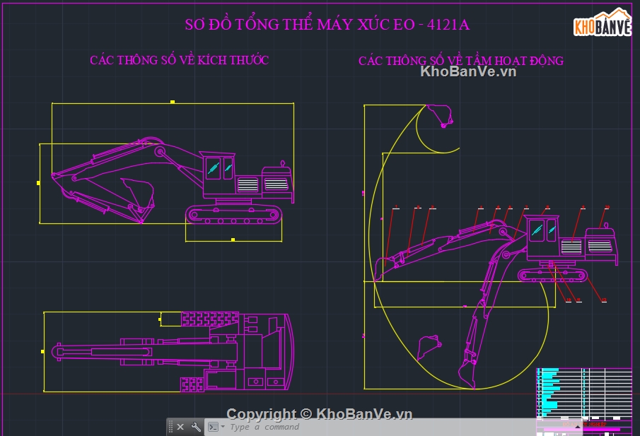 Bản vẽ cad,hệ thống truyền động thủy lưc,máy xúc EO420A