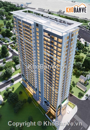 Khách sạn cao tầng,25 tầng nổi + 2 tầng hầm,shoring kingpost,cọc khoan nhồi,tường baret,biện pháp thi công phần ngầm