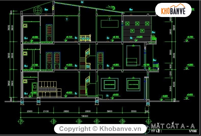 nhà 3 tầng,nhà 3 tầng kt 4.5x18m,thiết kế nhà 3 tầng,kiến trúc nhà 3 tầng,nhà 3 tầng 4.5x18m