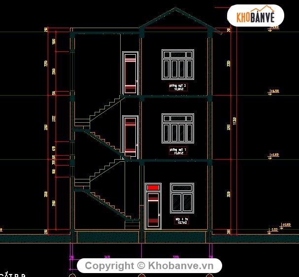 nhà 3 tầng kiểu mới,mẫu nhà 3 tầng mới,bản vẽ nhà 3 tầng