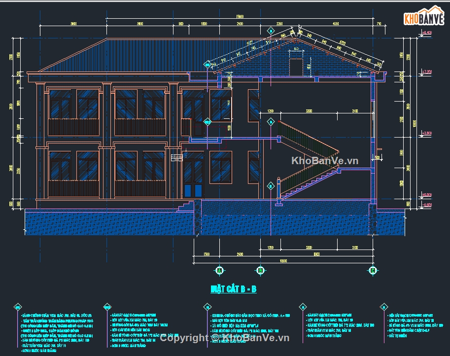 bản vẽ trường tiểu học,kiến trúc trường tiểu học,bản vẽ trường tiểu học 2 tầng,mẫu trường tiểu học 2 tầng