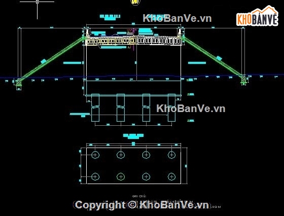 thiết kế cầu dầm 2 nhịp,cầu 2 nhịp L=24m,thiết kế cầu 2 nhịp bê tông cốt thép,bản vẽ cầu dầm 2 nhịp