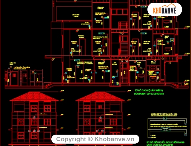 Bản vẽ,Bản vẽ autocad,Bản vẽ full,Khách sạn,mẫu hotel vila phú mỹ hưng