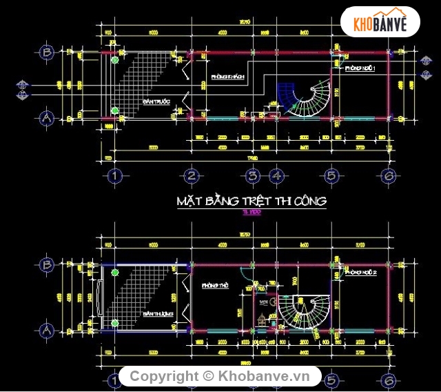 nhà ở 4.5x18m,mẫu nhà 2 tầng,nhà 2 tầng mái ngói,bản vẽ nhà 2 tầng