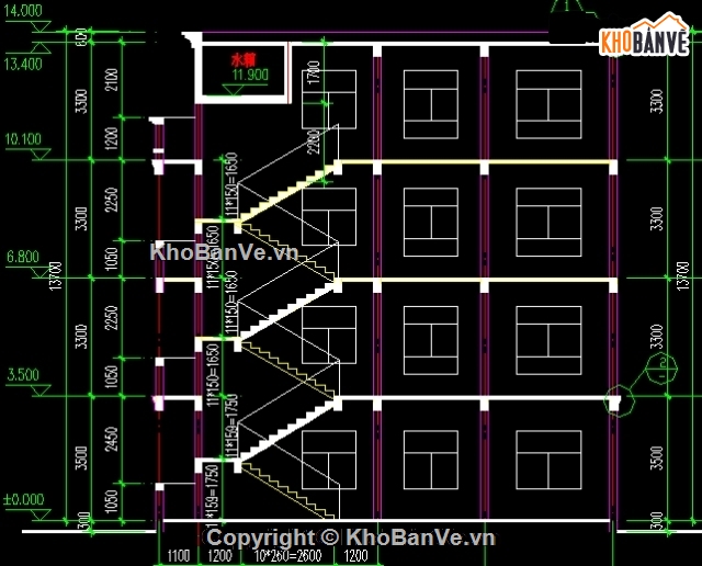 nhà 4 tầng,nhà 4 tầng đẹp,cad nhà 4 tầng,bản vẽ nhà 4 tầng,mẫu nhà 4 tầng,thiết kế nhà 4 tầng