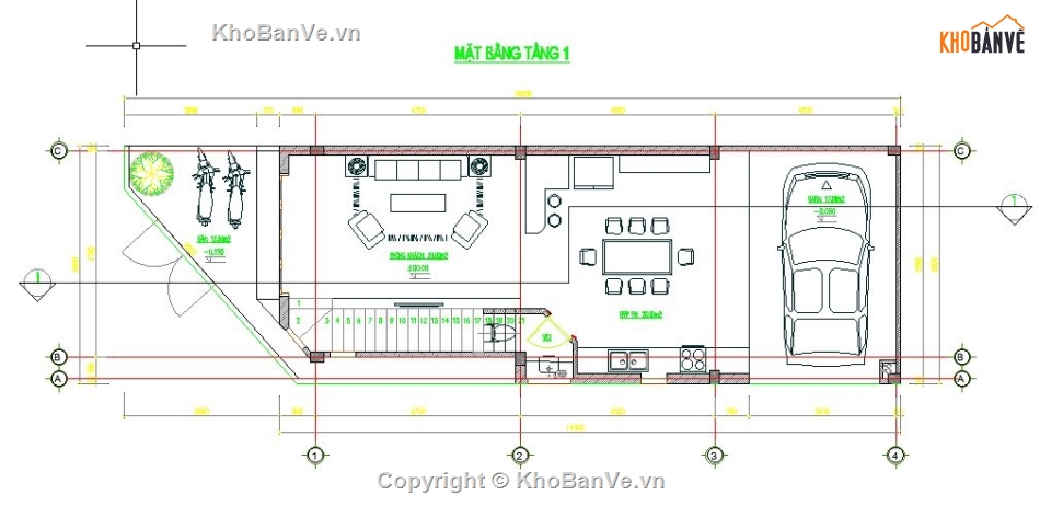 nhà phố 3 tầng,kiến trúc nhà phố 3 tầng,nhà phố hiện đại