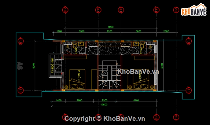 kiến trúc nhà phố 4 tầng,Bản vẽ CAD nhà phố 4 tầng 5x16m ( kiến trúc,kết cấu,điện nước),kiến trúc kết cấu điện nước nhà 4 tầng