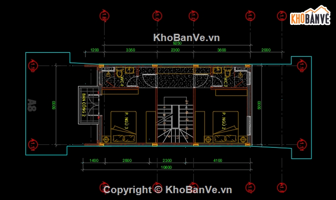 kiến trúc nhà phố 4 tầng,Bản vẽ CAD nhà phố 4 tầng 5x16m ( kiến trúc,kết cấu,điện nước),kiến trúc kết cấu điện nước nhà 4 tầng,nhà phố 5 tầng 5x16m